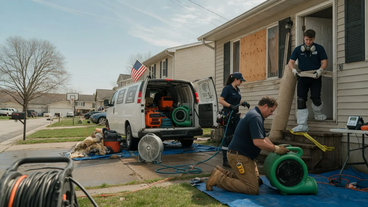 Water Damage Restoration in Jamestown, PA near me